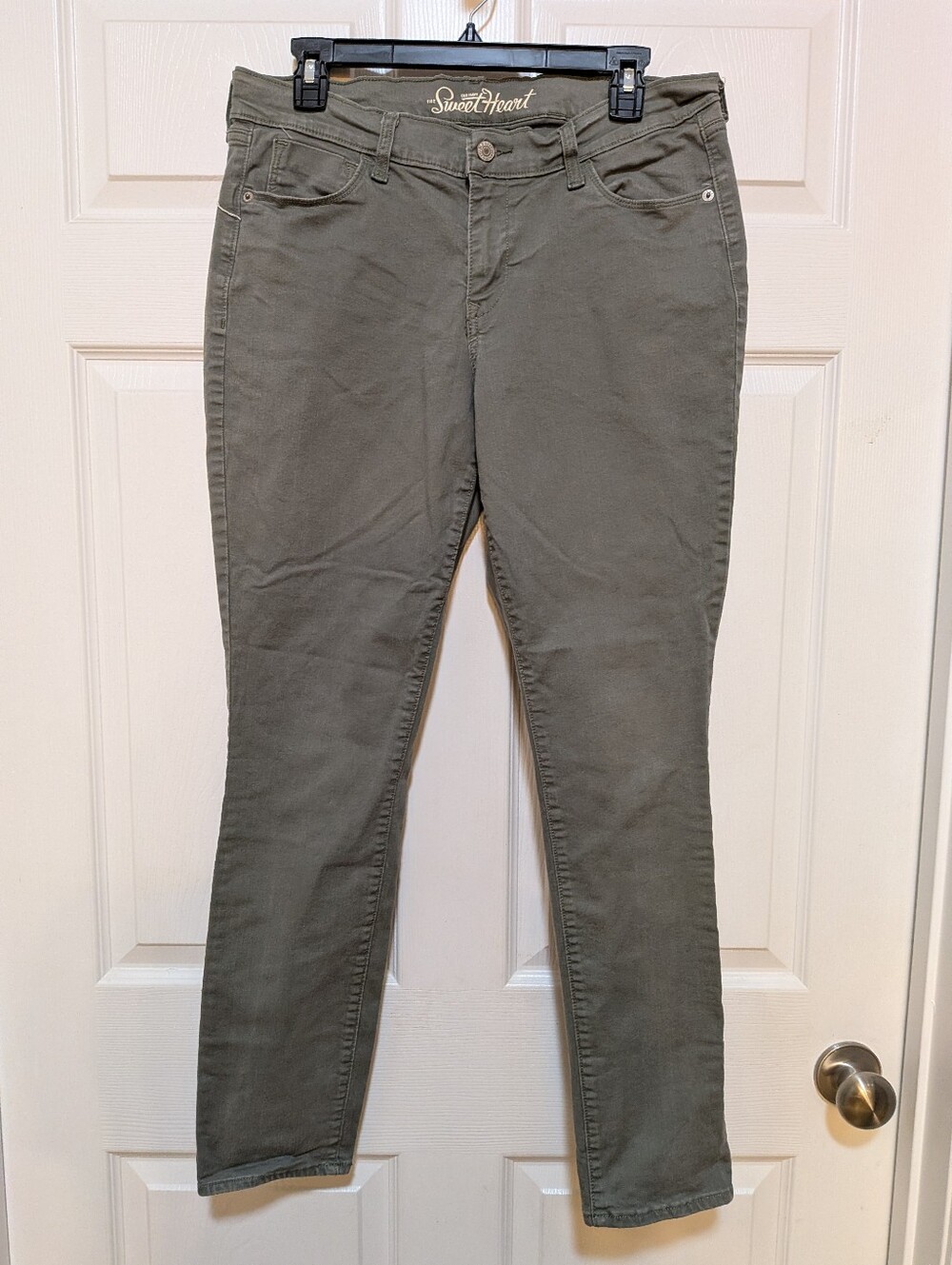 Old Navy Olive Green Skinny Jeans 12